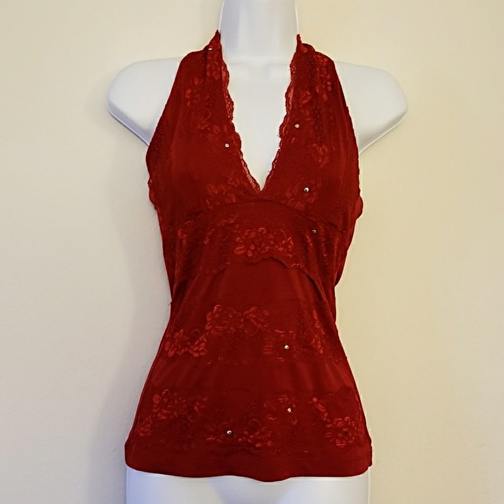 💋XOXO Red Halter Top💋